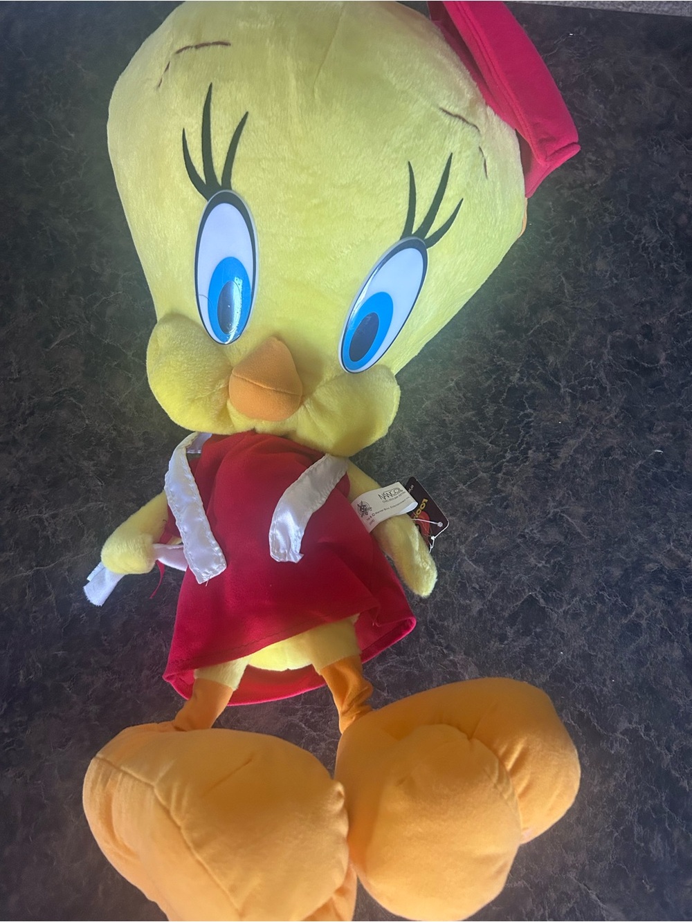 Warner Bros. Tweety Plush Costume - Yellow, Red, Orange, Blue